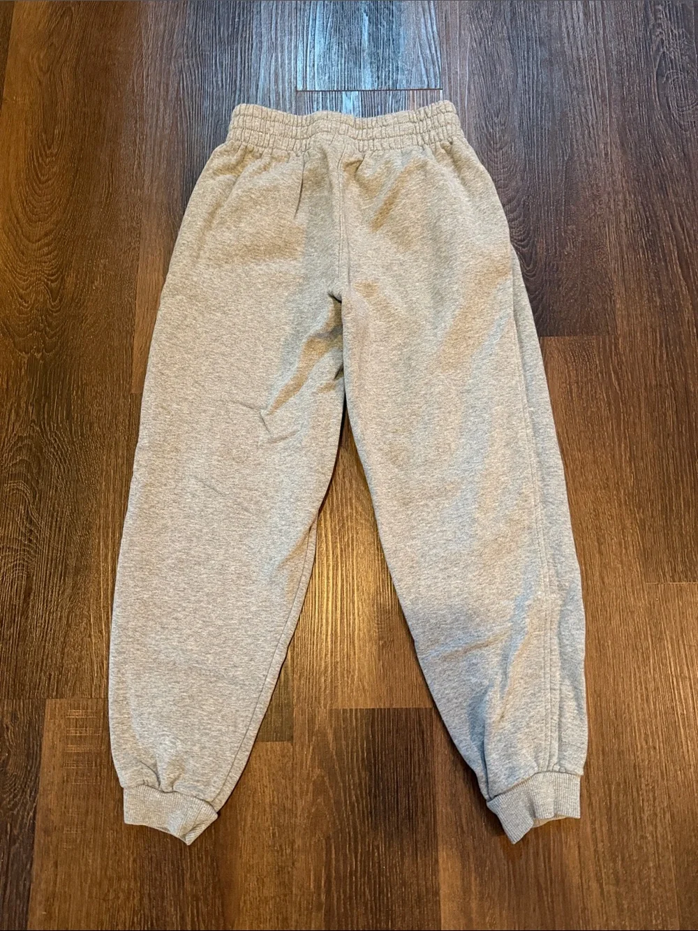 Nike Kids Light Gray Fleece Joggers